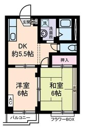 梅島駅 徒歩16分 3階の物件間取画像